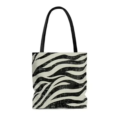 Double-Sided Zebra Print Beach Tote Bag - Medium | Femstylo