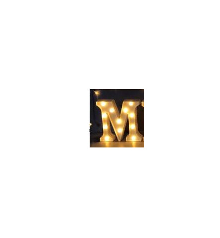 Luminous LED Letter Number Night Light English Alphabet Number Battery Lamp Romantic Wedding Christmas Party Decoration