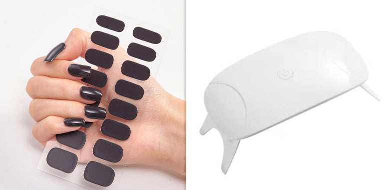 Waterproof Long Lasting Nail Stickers Letter Color