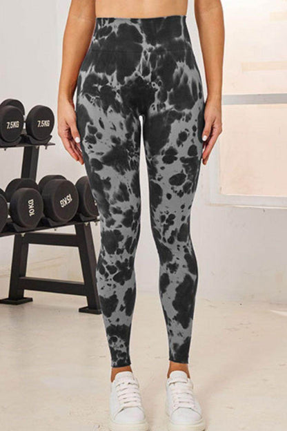 Tie-Dye High Waist Active Leggings for Comfortable Fitness