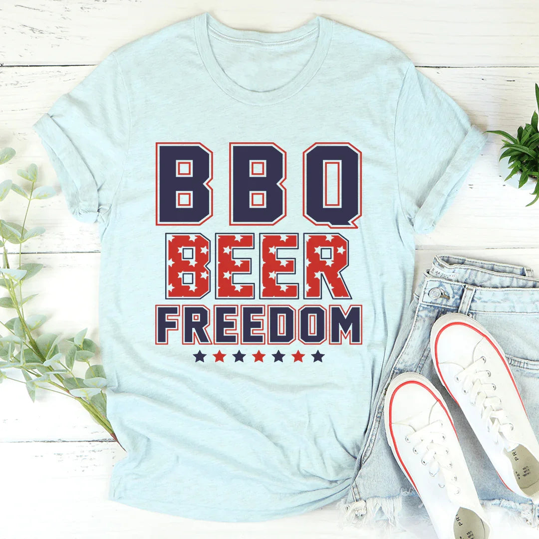 BBQ Beer Freedom Tee