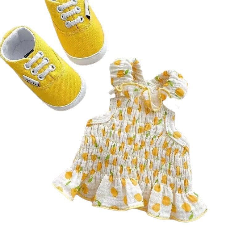 Dog Pet Clothes Summer Halter Skirt