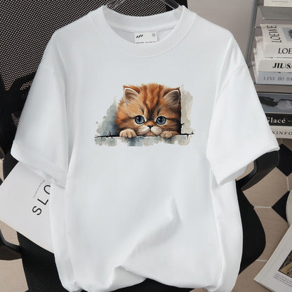 Womens Trendy Stylish Cotton Short-sleeve Top