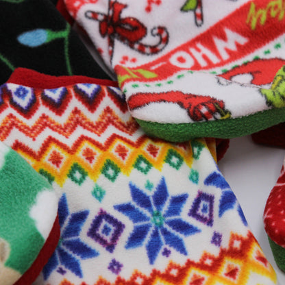 Christmas Dog Clothes Warm Fleece