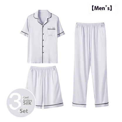 Ice Silk Home Wear Suit Men&