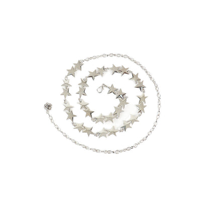 2025 New Retro Metal Star Waist Chain Women&