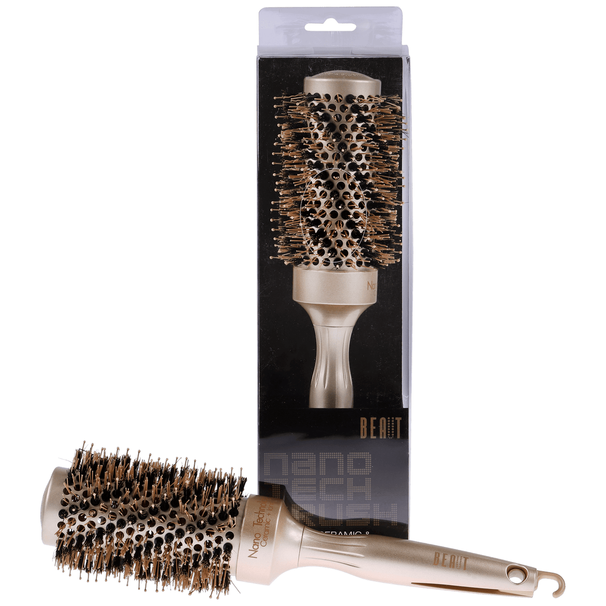 Beaut Ceramic Nanotech Hair Brush - Choose Size New