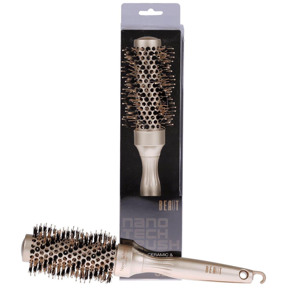 Beaut Ceramic Nanotech Hair Brush - Choose Size New