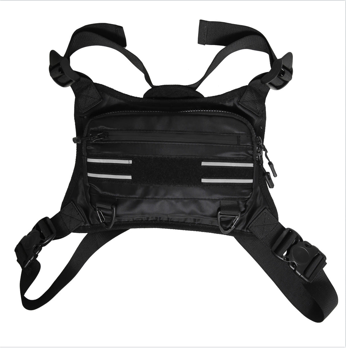 Tactical Sports Mechanical Style Reflective Tooling Chest Bag