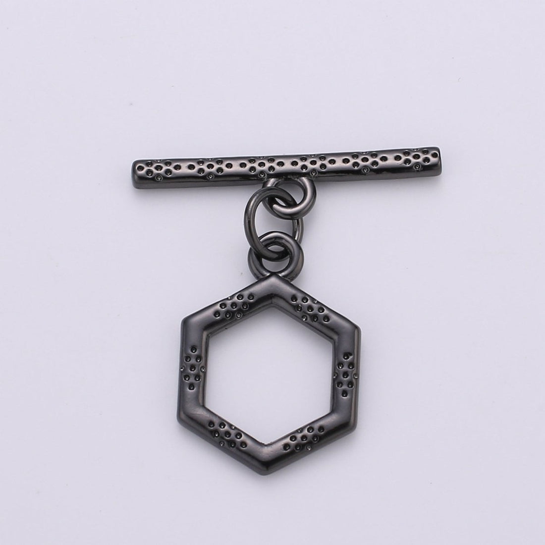 Bee hive Toggle Clasp, 24K Gold Filled Toggle Clasps - Unique OT Clasp Hexagon Geometric Clasp for geometric Jewelry Supply L-090 L-093 L-094 L-095