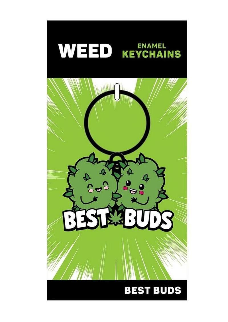Best Buds Weed Enamel Keychain