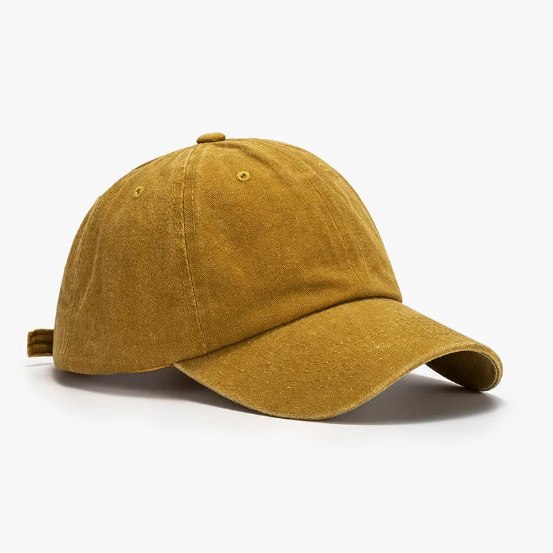 Washed Curved-Brim Baseball Cap