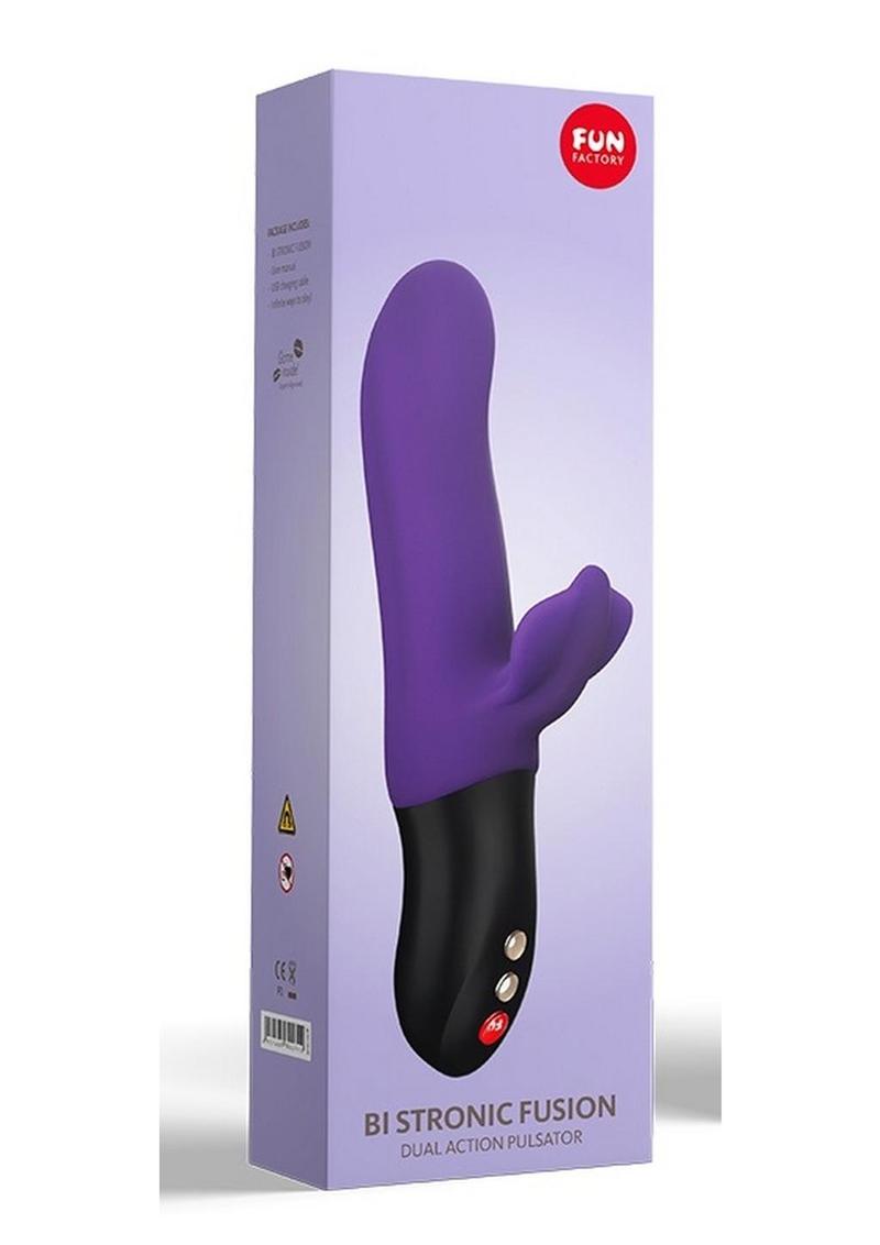 Bi Stronic Fusion Dual Action Pulsator with Clitoral Stimulator