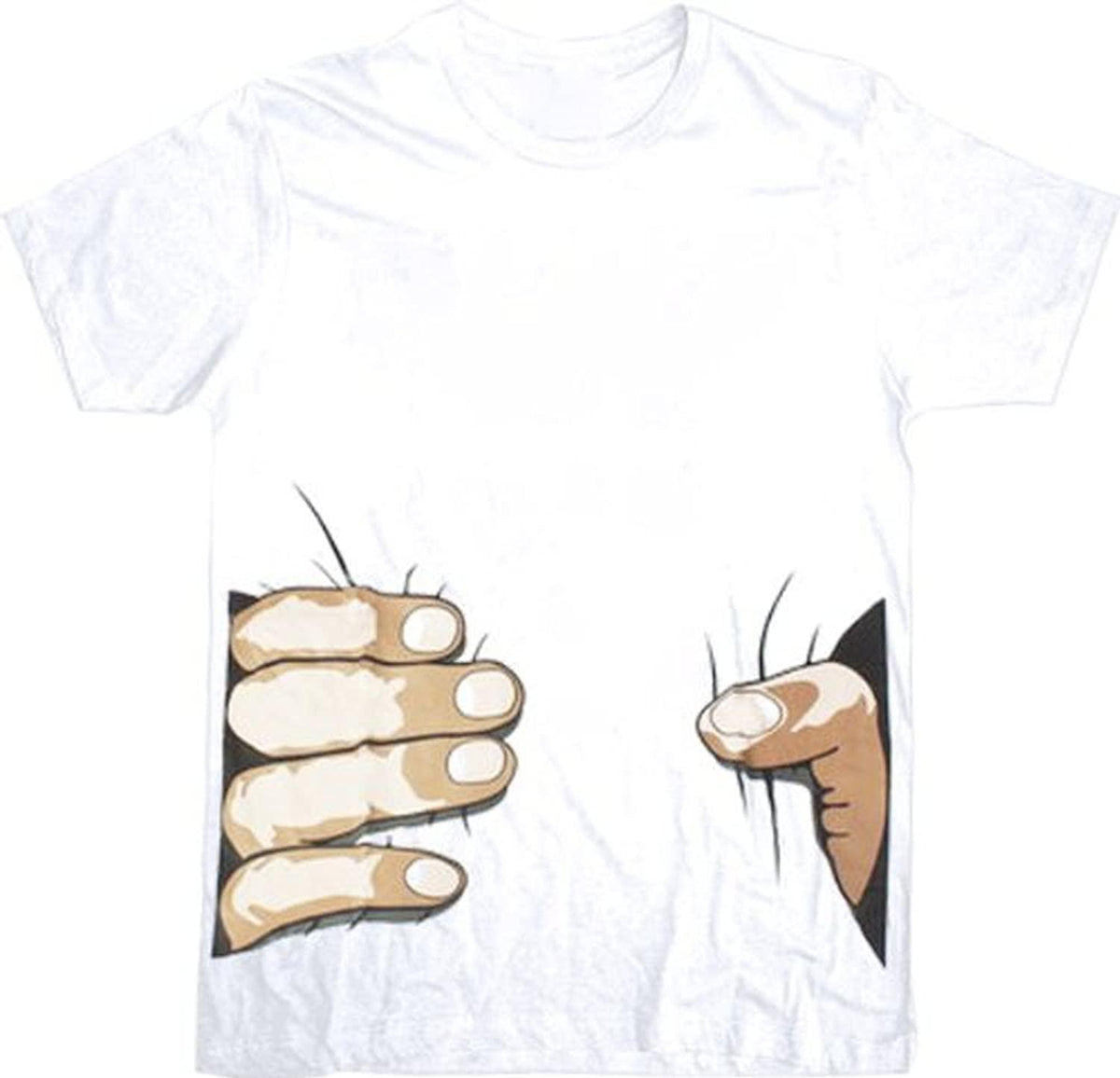 Big Hand Funny Squeeze White Men&