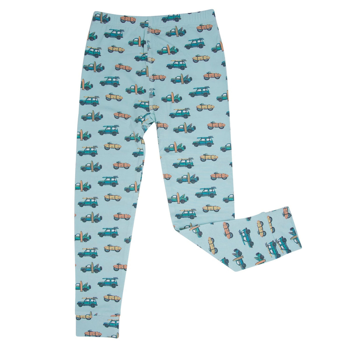 Surfing Beach Big Kid Pajama S/S
