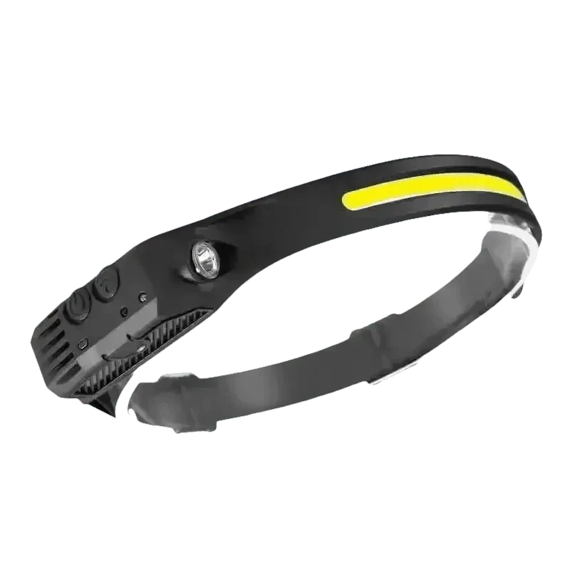 Black Induction Headlamp Cob Led Sensor W689-2