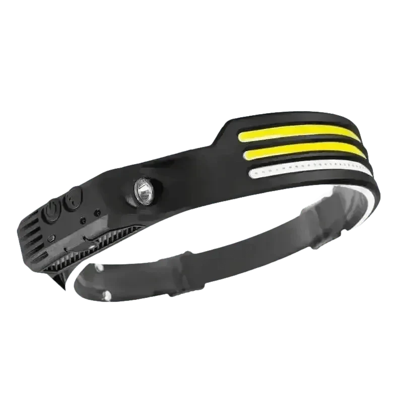 Black Induction Headlamp Cob Led Sensor W689-2