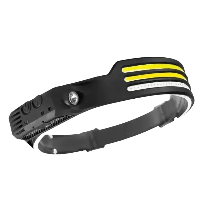 Black Induction Headlamp Cob Led Sensor W689-2