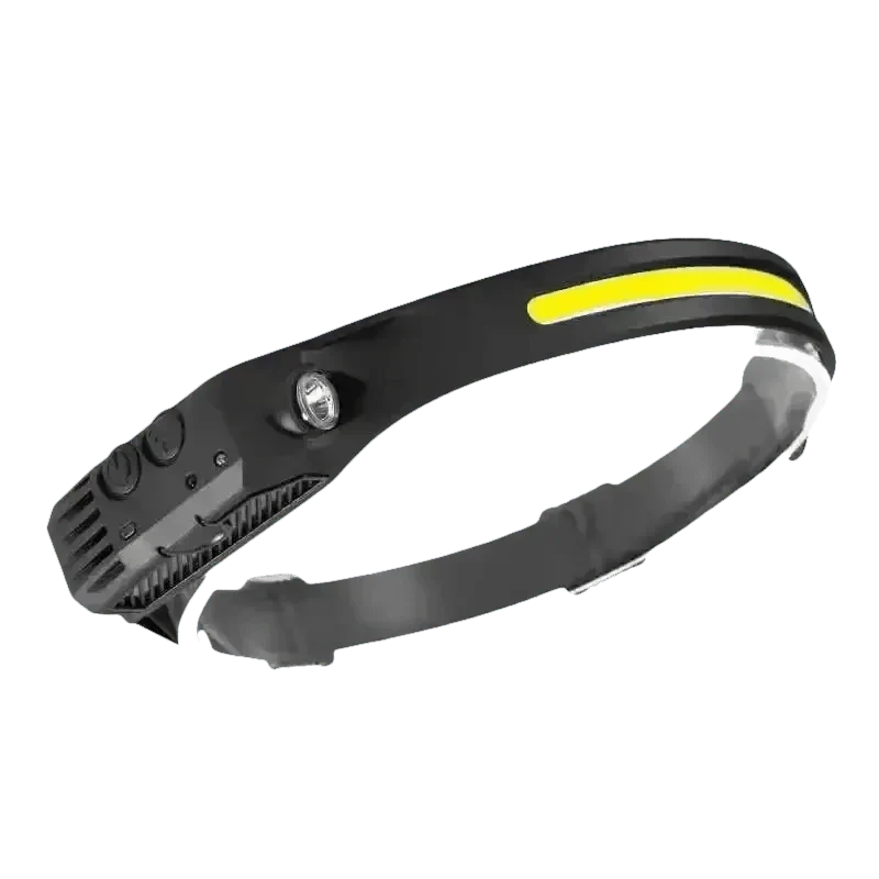 Black Induction Headlamp Cob Led Sensor W689-2
