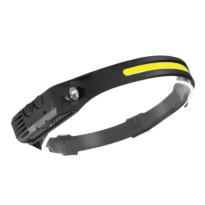 Black Induction Headlamp Cob Led Sensor W689-2