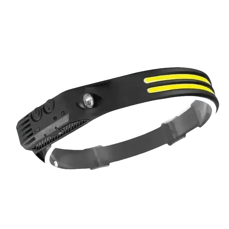 Black Induction Headlamp Cob Led Sensor W689-2