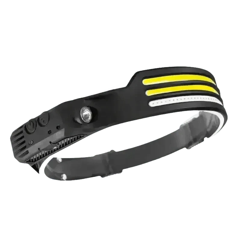 Black Induction Headlamp Cob Led Sensor W689-2