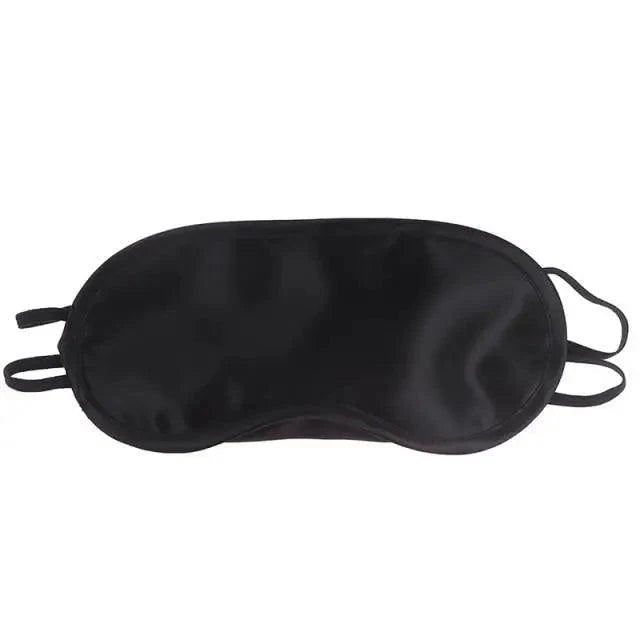 Black Lightweight Sleeping Travel Eye Mask Nap Sleep Eye Patch Comfortable Elegant Sleep Eye Mask Design Blindfold