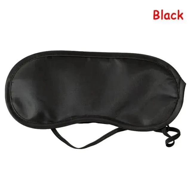 Black Lightweight Sleeping Travel Eye Mask Nap Sleep Eye Patch Comfortable Elegant Sleep Eye Mask Design Blindfold