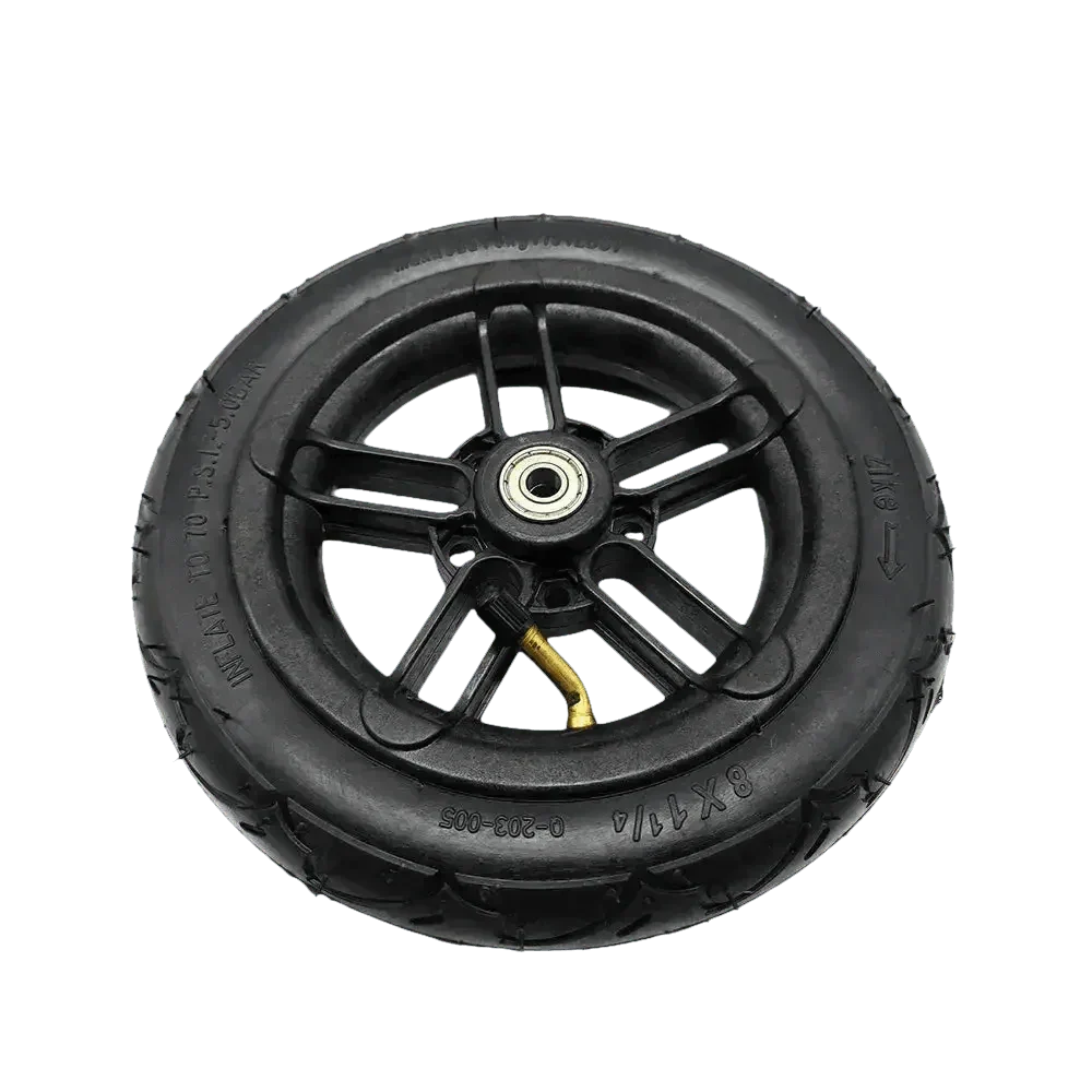 Black Wheel Pneumatic Tire for Folding Electric Scooter. Inner Outer Tire for A-bike.