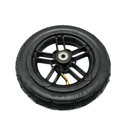 Black Wheel Pneumatic Tire for Folding Electric Scooter. Inner Outer Tire for A-bike.