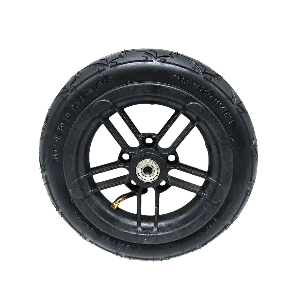 Black Wheel Pneumatic Tire for Folding Electric Scooter. Inner Outer Tire for A-bike.
