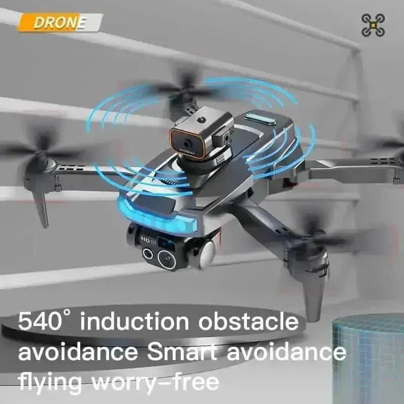 Black P15 Mini Drone Camera Obstacle Avoidance 4K Profesional