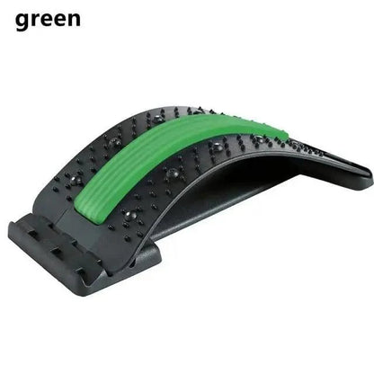 Black Purple Back Stretching Device Muscle Back Massage Relax Stretcher Posture Therapy Back Stretch Spine Pain Relief Stretcher Support Lower And Upper Muscle Pain Relief