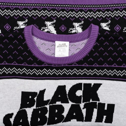 Black Sabbath Unisex Flying Demon Logo Ugly Christmas Sweater
