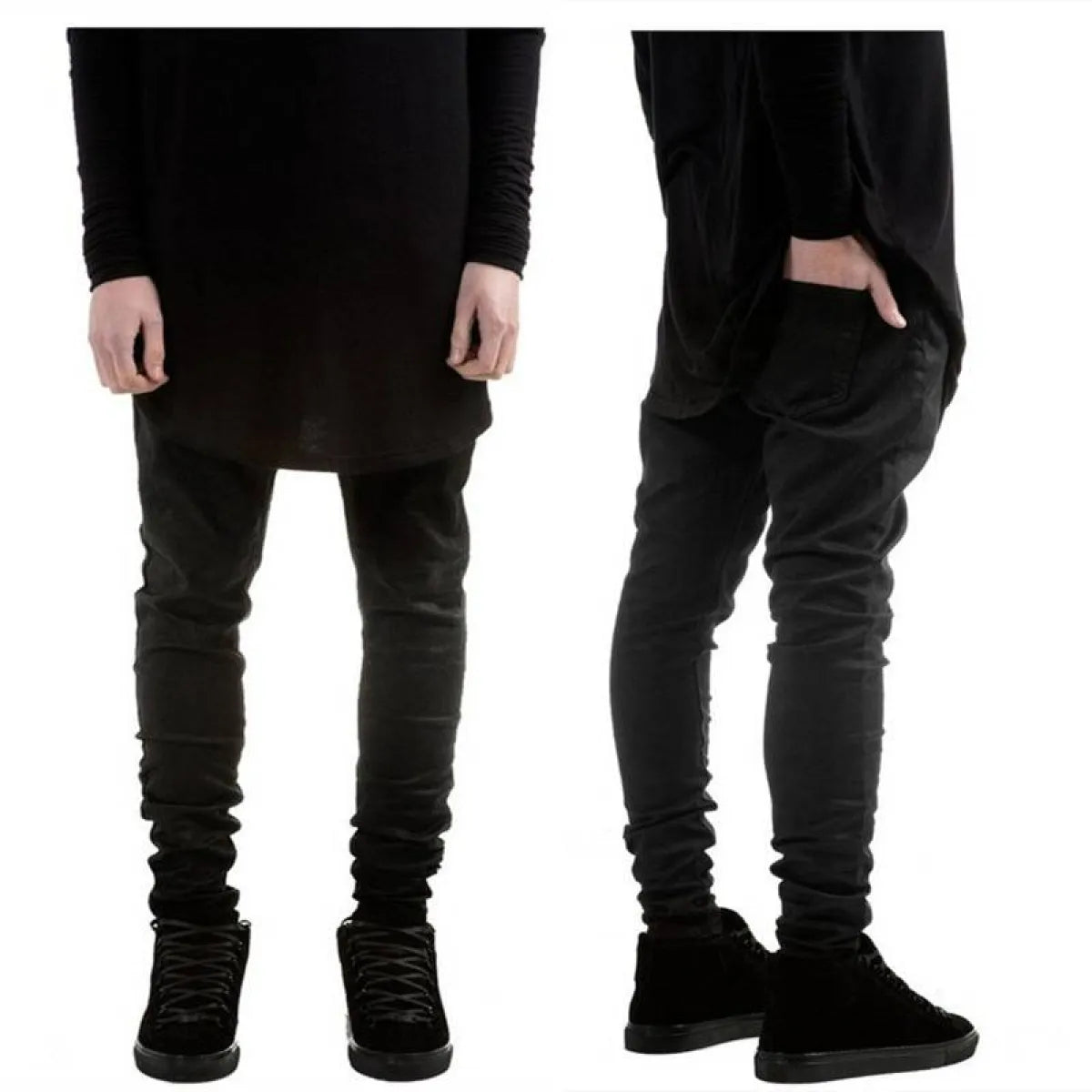 Fashion Black Skinny Trousers