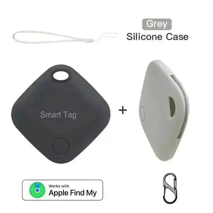Black Square Bluetooth Long Distance Tracker