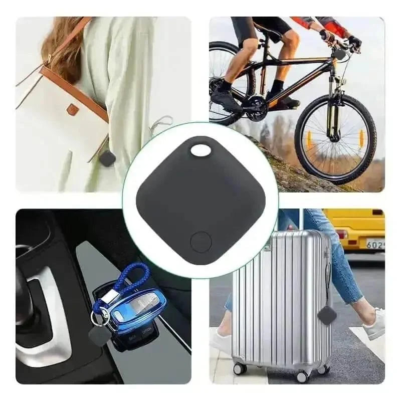 Black Square Bluetooth Long Distance Tracker