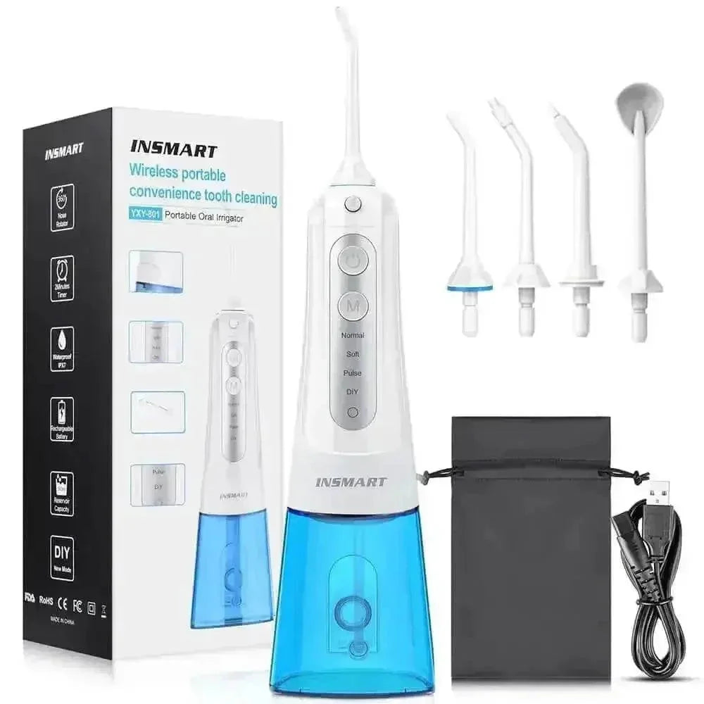 Black USB Rechargeable Dental Water Flosser