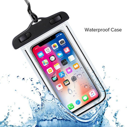 Black Waterproof Mobile Cover Pouch Mobile Case Phone Pouch for iPhone Outdoor Waterproof Phone Case Universal Bag For iPhone 13 12 11 Pro Max Waterproof Phone Pouch Case &amp; Strap