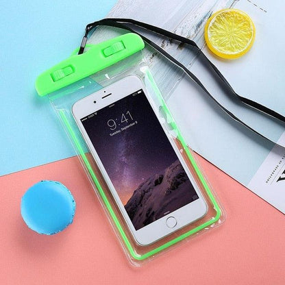 Black Waterproof Mobile Cover Pouch Mobile Case Phone Pouch for iPhone Outdoor Waterproof Phone Case Universal Bag For iPhone 13 12 11 Pro Max Waterproof Phone Pouch Case &amp; Strap