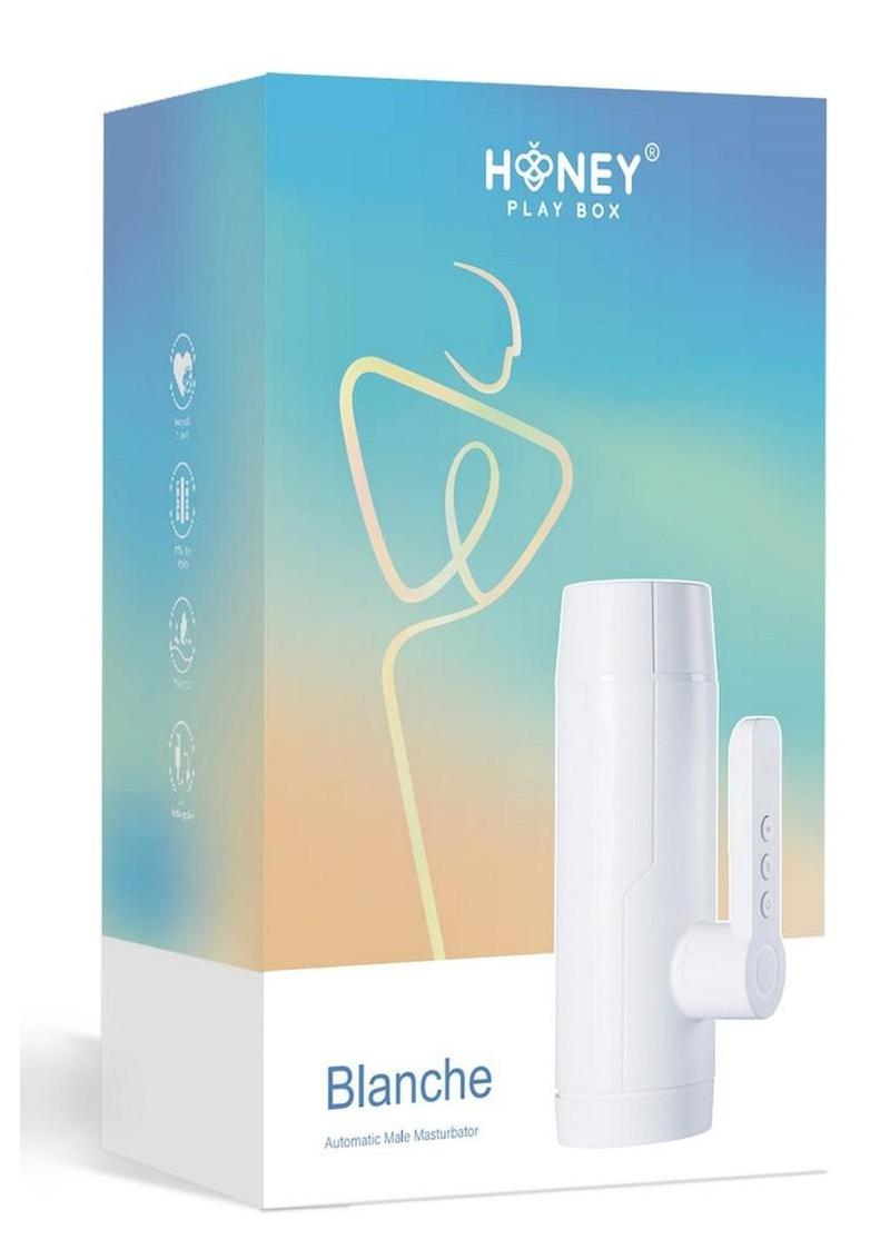Blanche Thrusting Blowjob Toy Rechargeable Male Masturbator