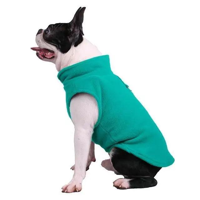 Blank Dog Vest Soft Fleece Clothes For Small Dogs Solid Candy Color Dog T Shirt With Dog Harness Leash Dog Cold Weather Coat Warm Dog Jumpers Soft Fleece Vest Jacket with Leash Ring Costume for Puppy Small Dogs