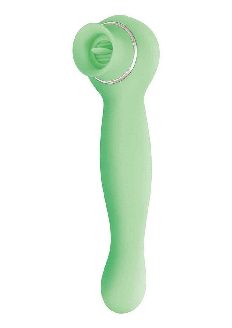 Blaze Luscious Licker Rechargeable Silicone Dual-End Vibrator