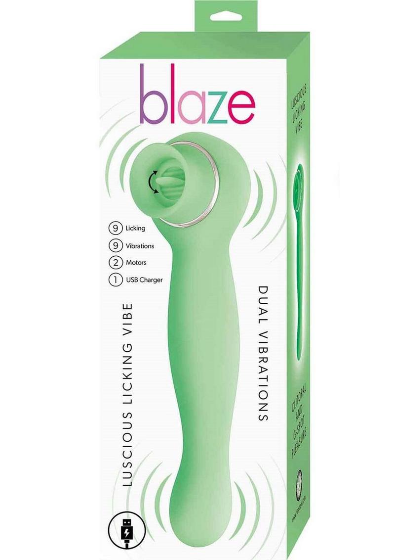 Blaze Luscious Licker Rechargeable Silicone Dual-End Vibrator