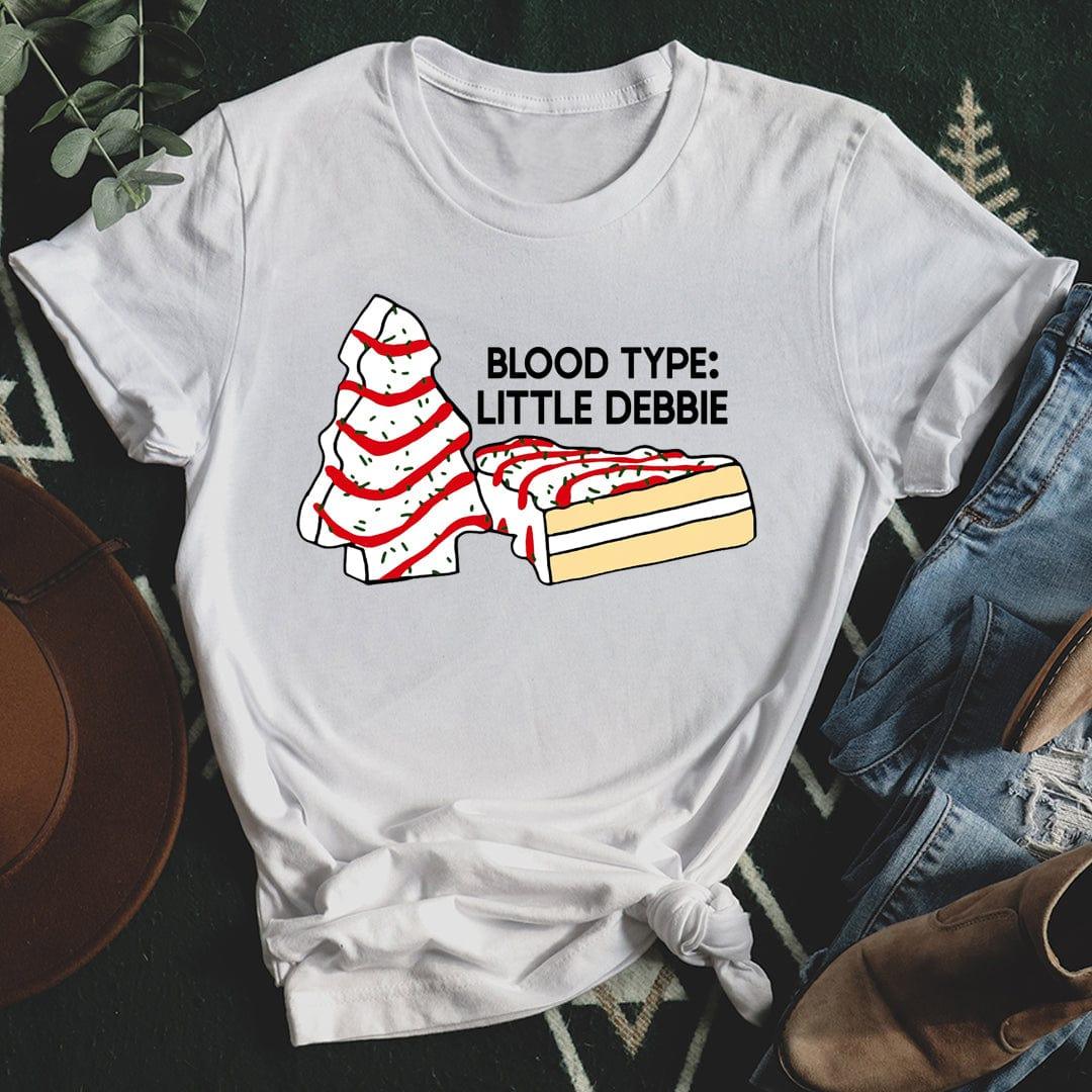 Sweet Tooth Snack Graphic Shirt – \"Blood Type: Little Debbie\"