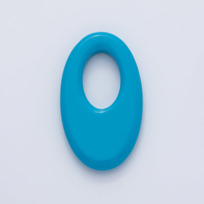 35mm Natural Gemstone Oblong Oval Link Findings | Z1441 - Z1446
