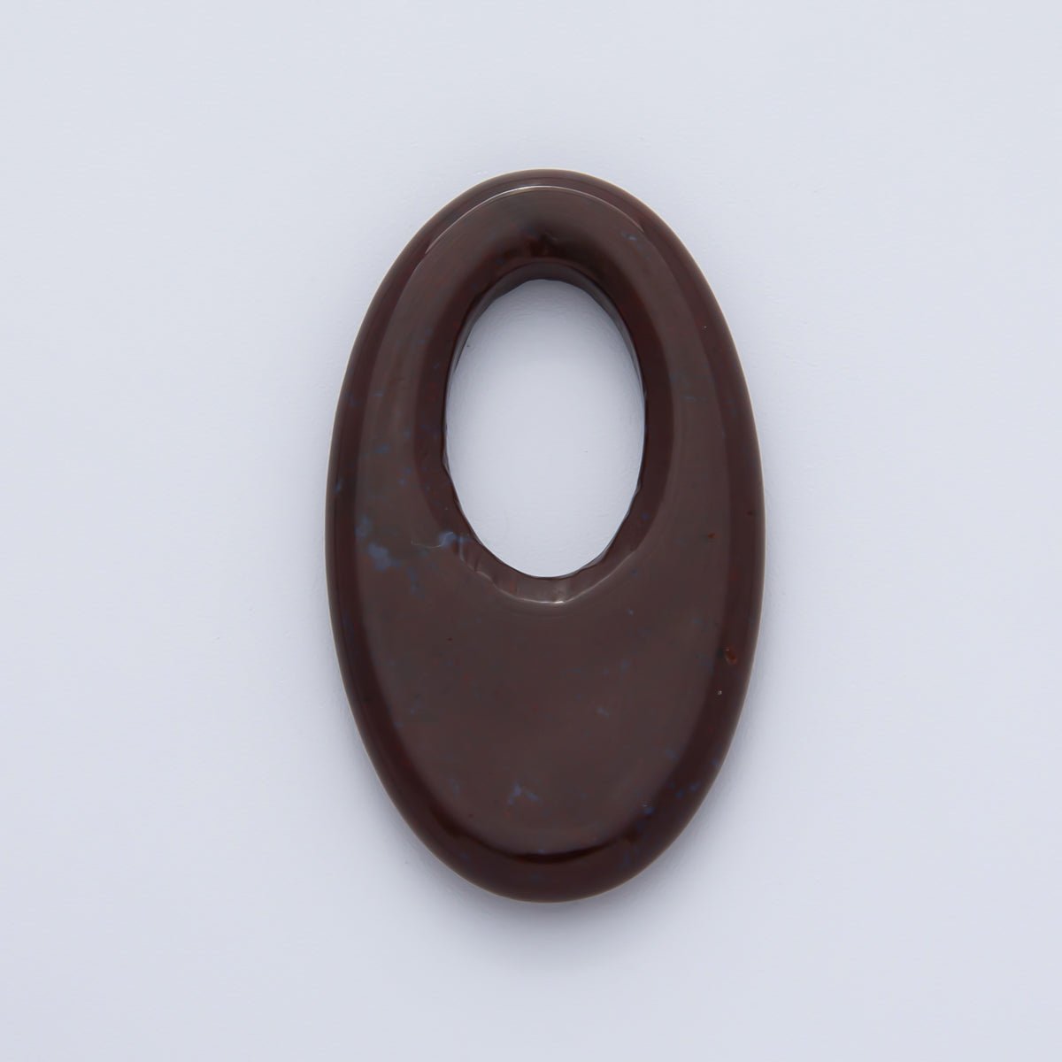 35mm Natural Gemstone Oblong Oval Link Findings | Z1441 - Z1446