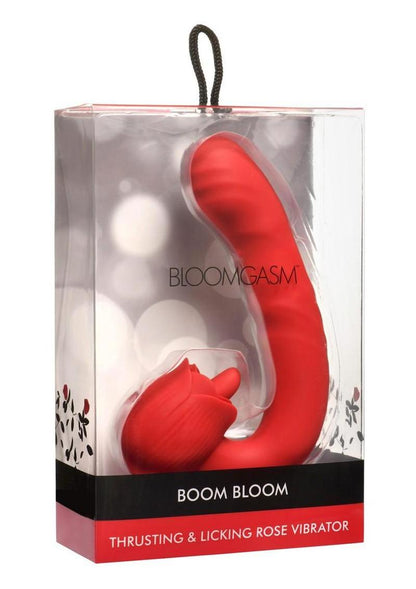 Bloomgasm Boom Bloom Thrusting Rose Vibrator