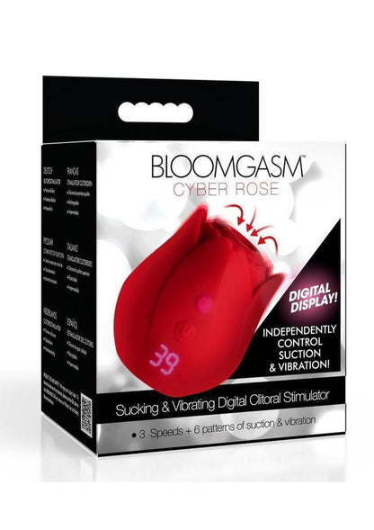 Bloomgasm Cyber Rose Sucking Vibrating Digital Clitoral Stimulator