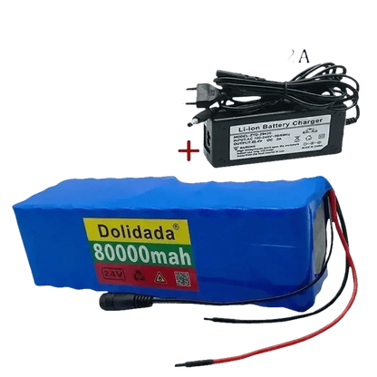 Blue 24V 80Ah Scooter Battery Pack